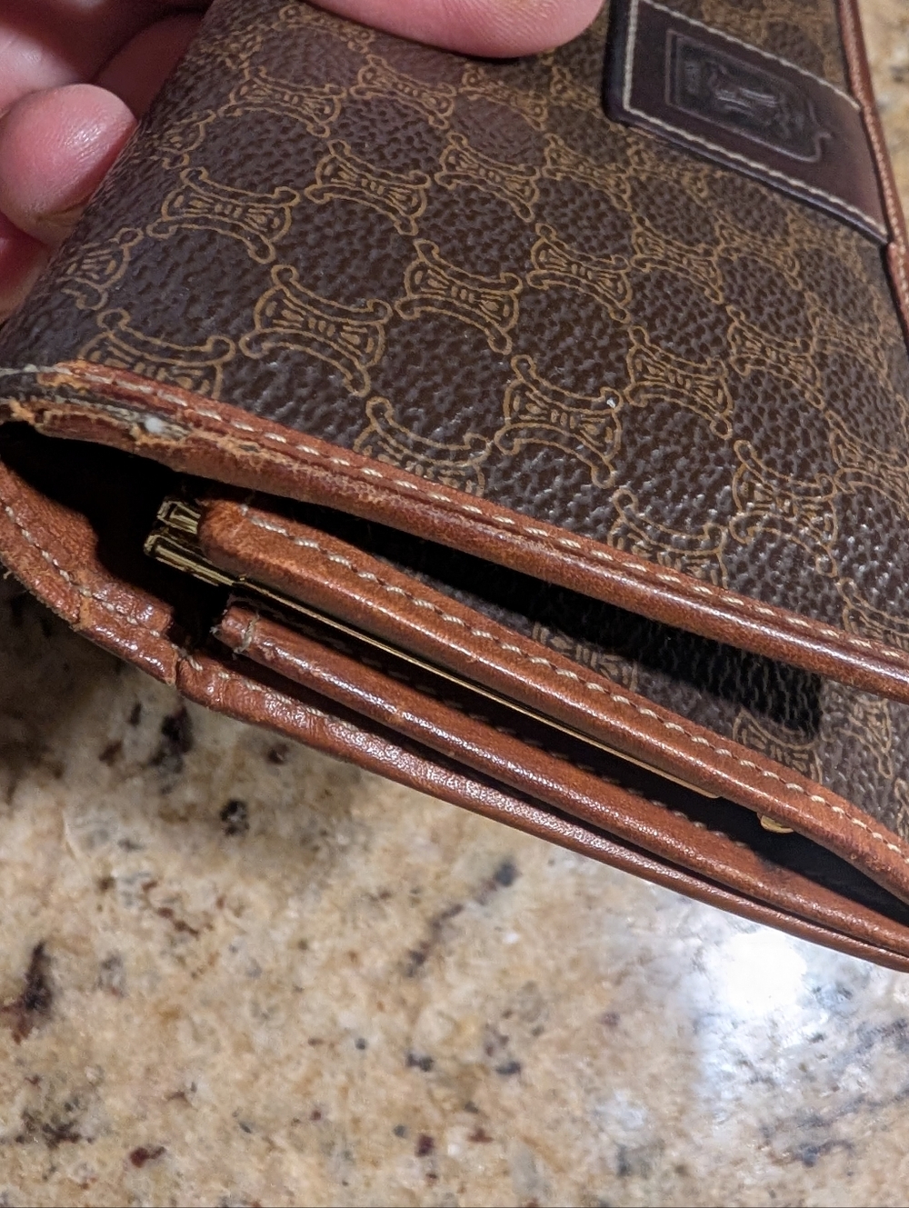 Celine Macadam Continental Wallet Kisslock - Picture 9 of 9